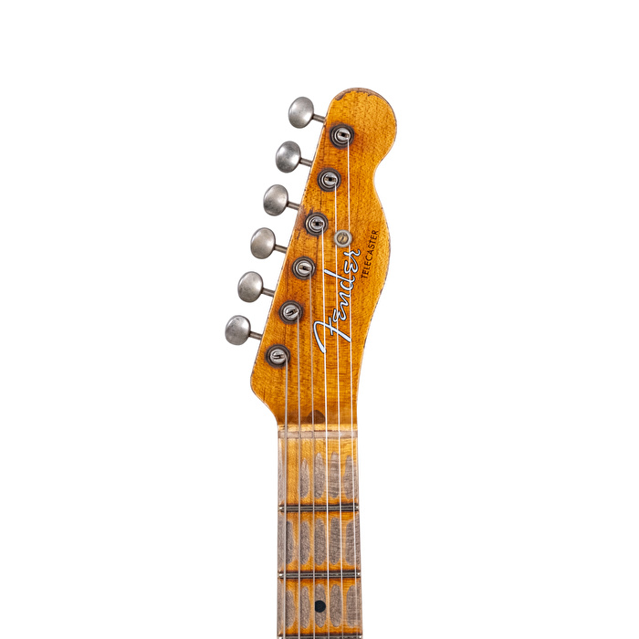 Fender Custom Shop 1952 Telecaster Super Heavy Relic Aged Nocaster Blonde Elektro Gitar